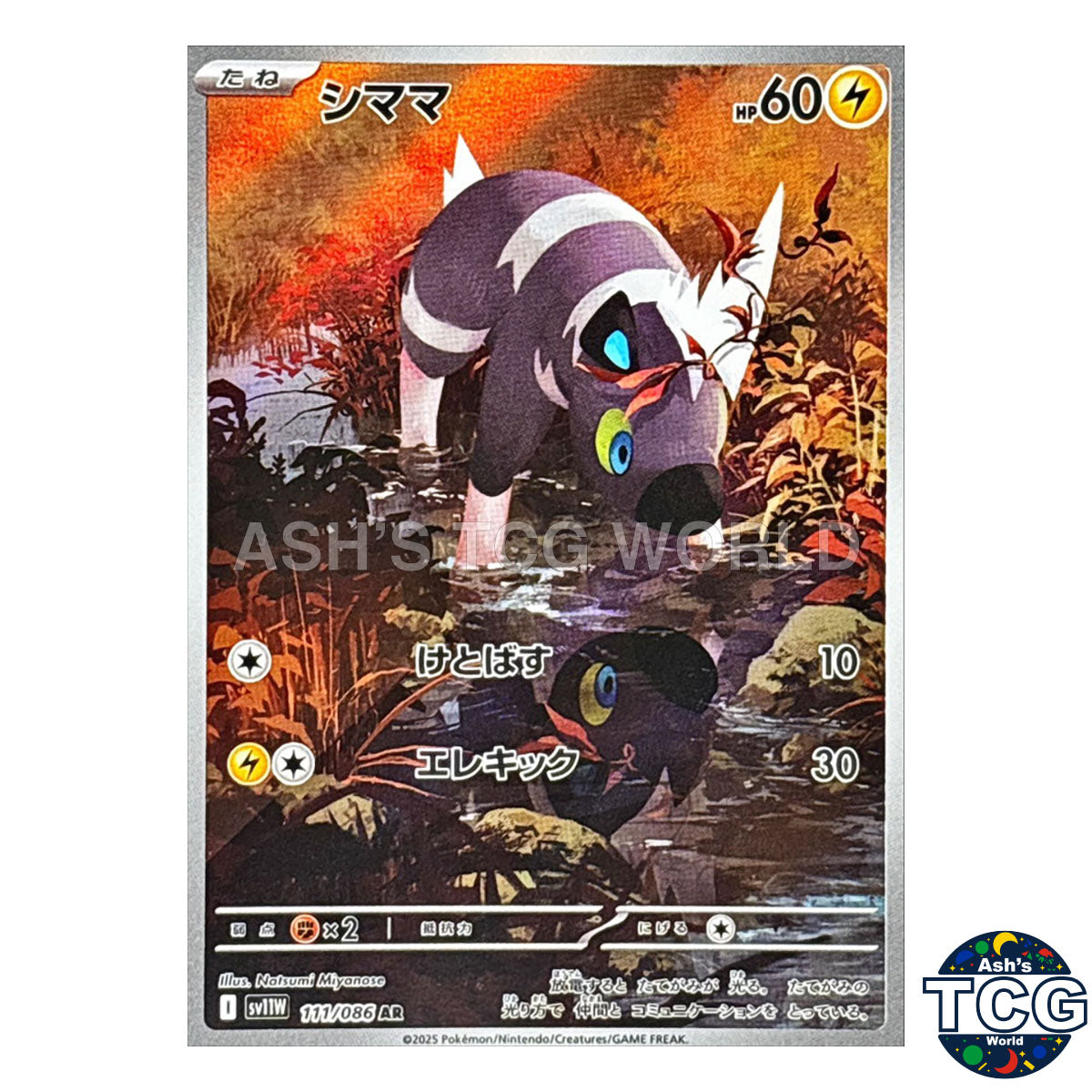 AR 111/086 SV11W White Flare Pokemon Card Japanese