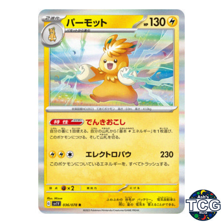 Pawmot R 036/078 SV1V Violet EX Pokemon Card Japanese